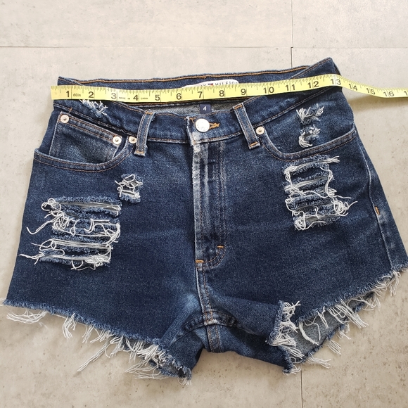 Tommy Hilfiger Uniquely Distressed Denim Shorts - Picture 3 of 10
